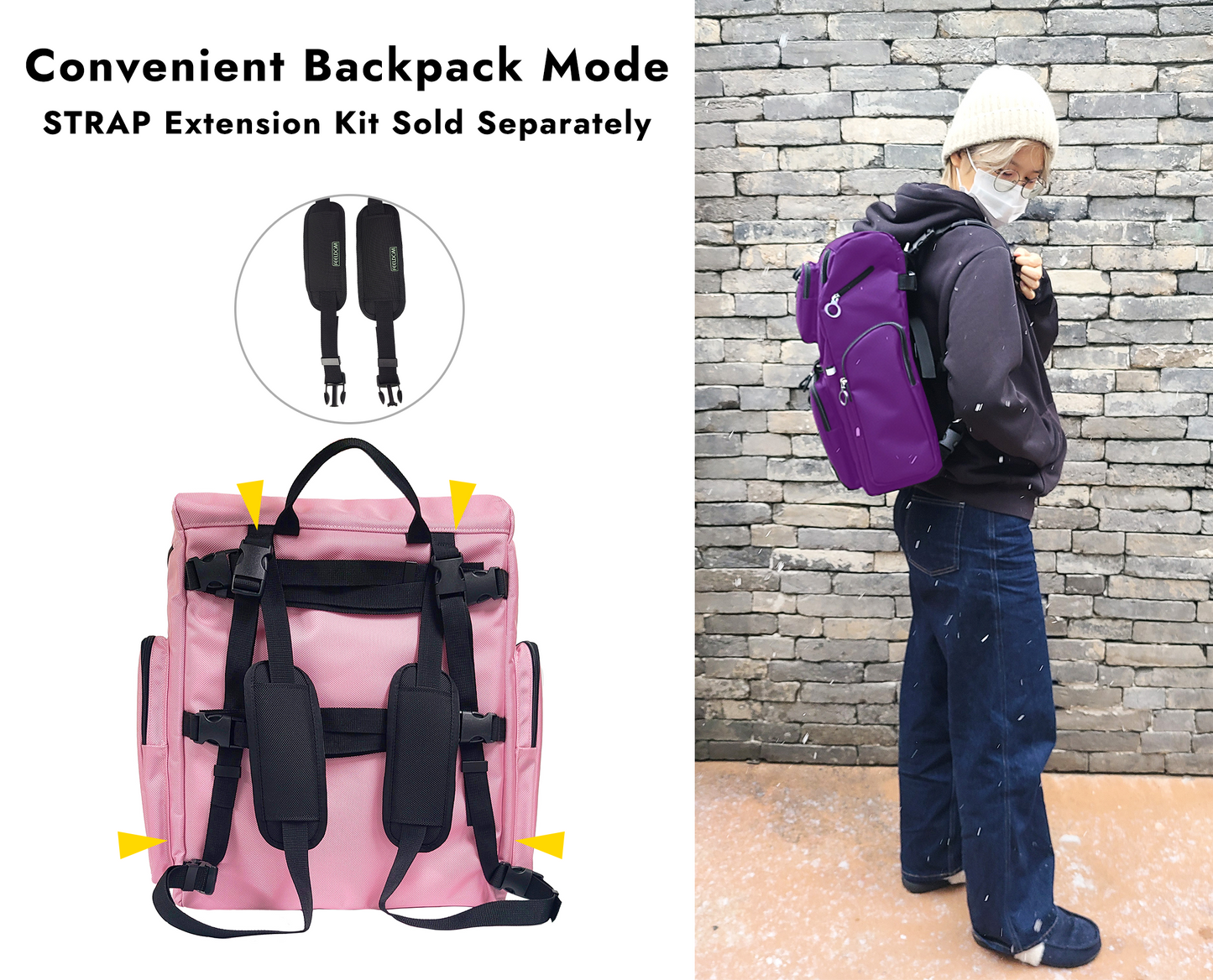 STAR / FT - Feeding Tube-Compatible Deluxe Wheelchair Bag