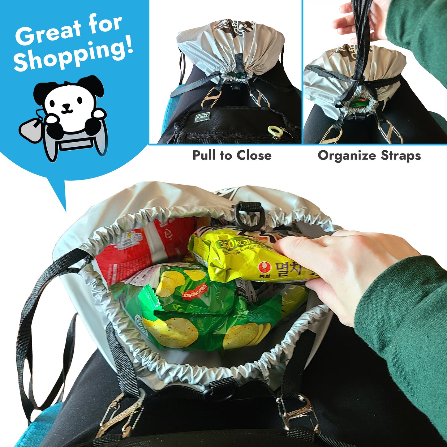 SHOPR - Adaptive Drawstring Bag