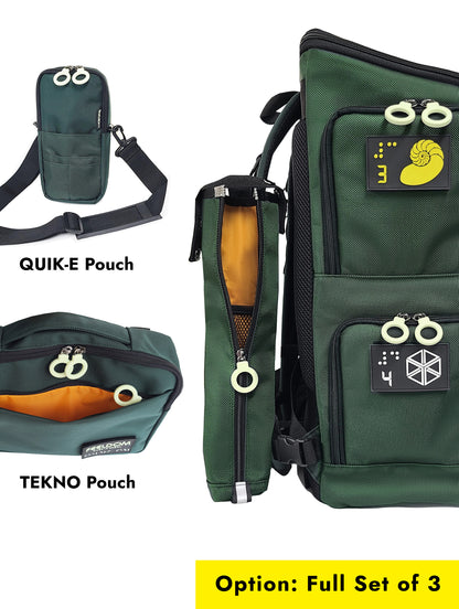 PERFORMANCE BLOCK / S- Series LARGE Low-vision Tactile Backpack