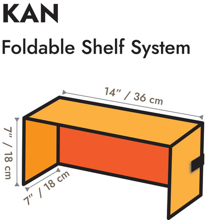 KAN:  Foldable Shelf for MAX-FT & TREK Backpacks