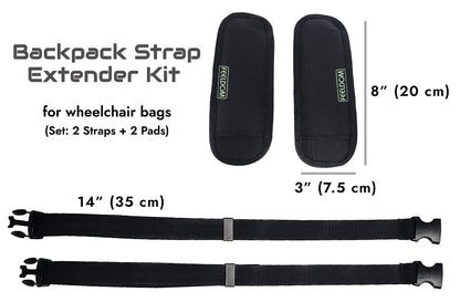 Backpack Shoulder Pads / Kit (for Wheelchair Bags)