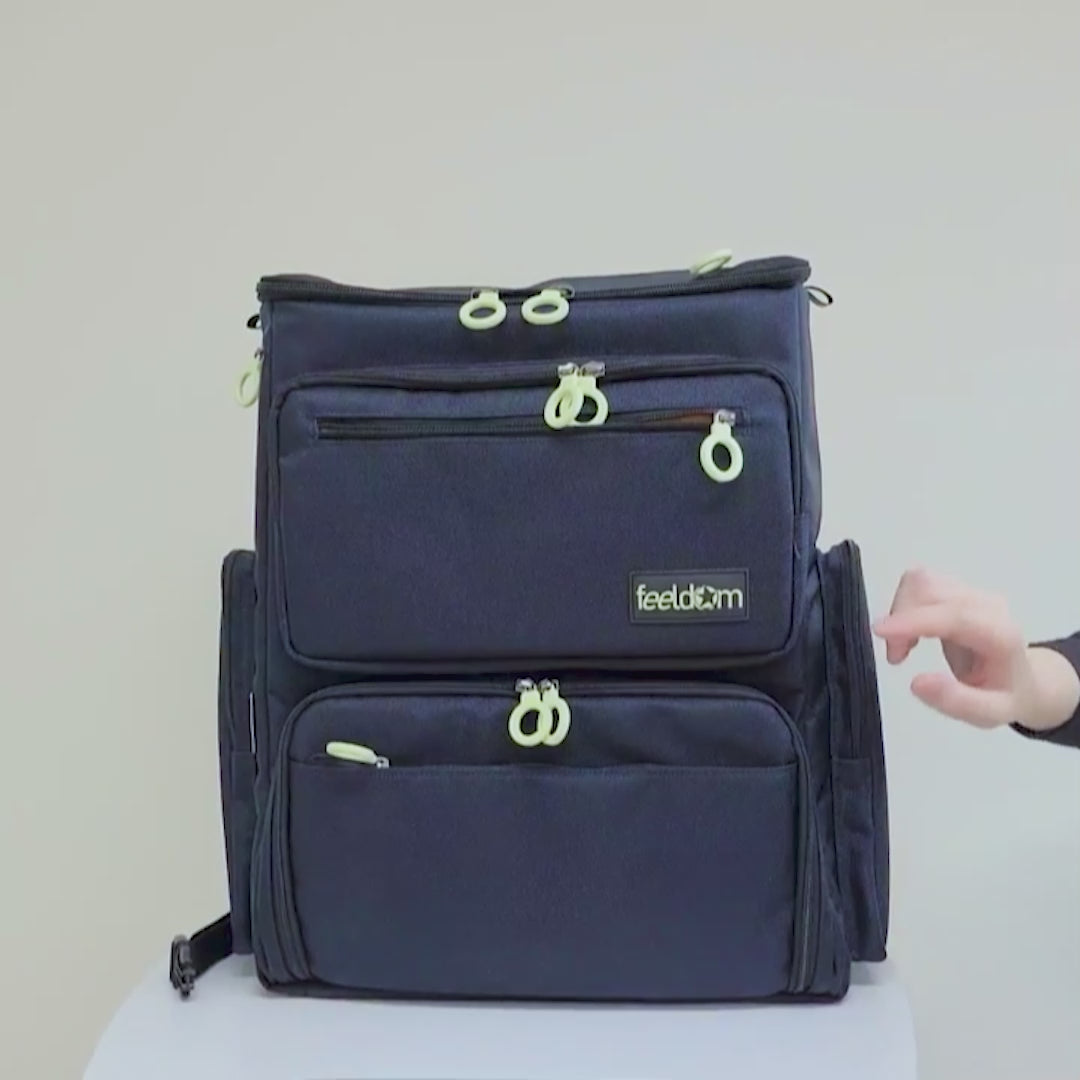MAX / FT Deluxe LARGE Feeding Tube Compatible Wheelchair Backpack