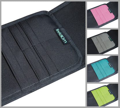 Air Belt S~1:  Wheelchair support strap with card organizer