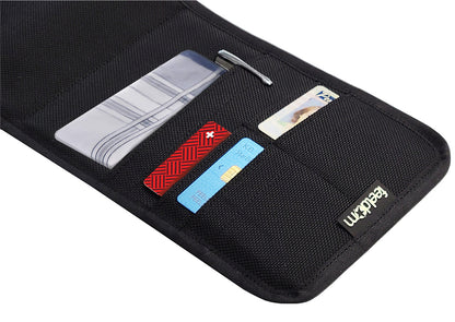 Air Belt S~1:  Wheelchair support strap with card organizer