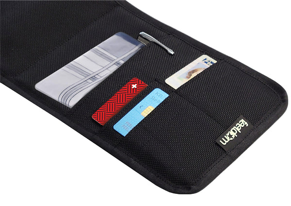 Air Belt S~1:  Wheelchair support strap with card organizer