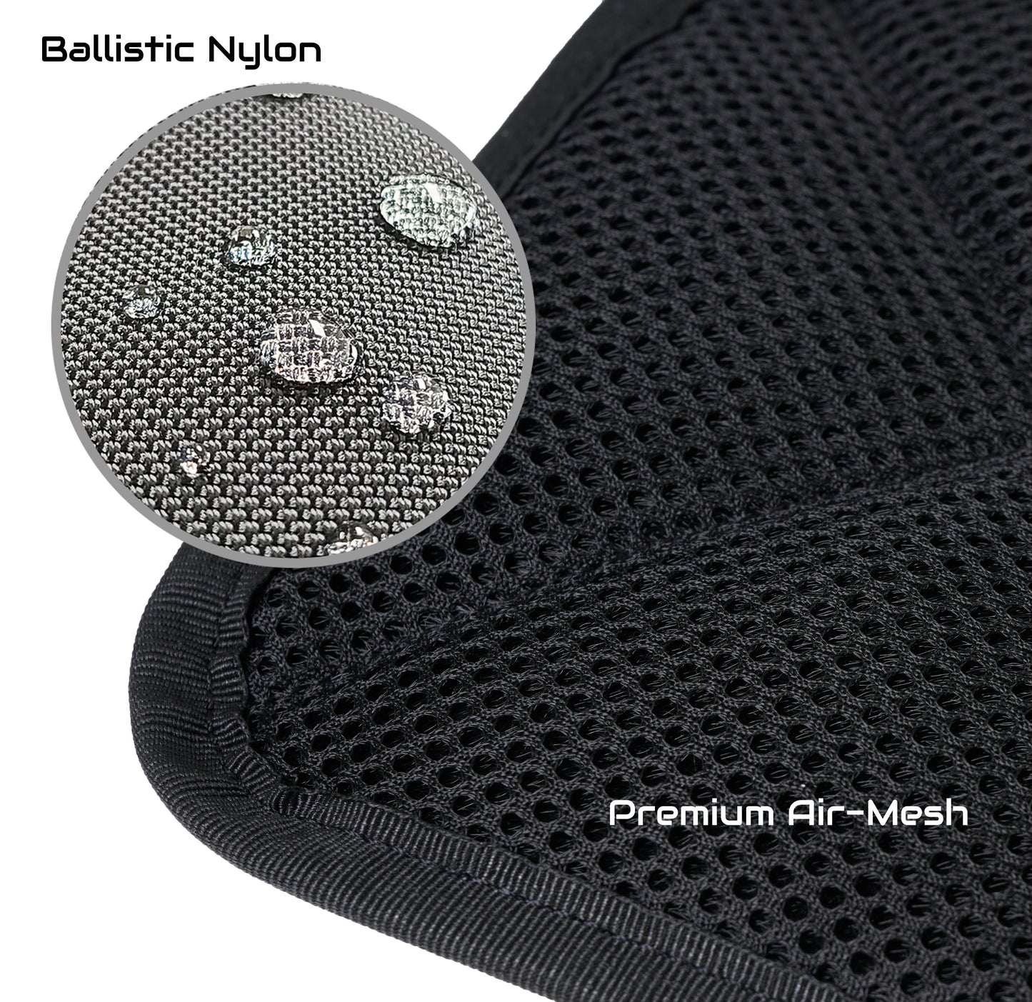 Air Belt S~1:  Wheelchair support strap with card organizer
