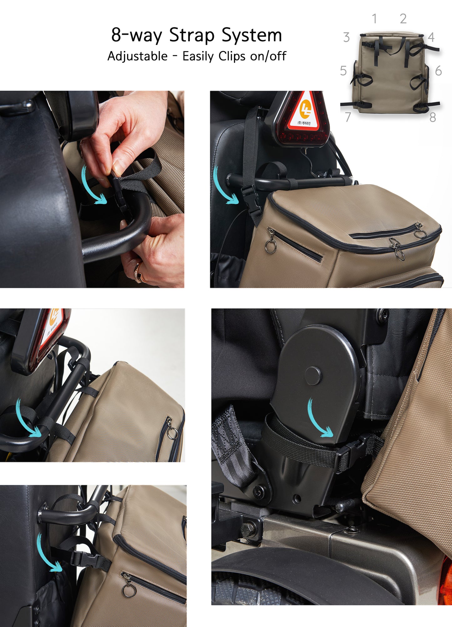 CLASSIC Wheelchair Bag- LARGE