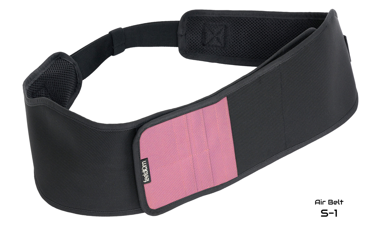 Air Belt S~1:  Wheelchair support strap with card organizer