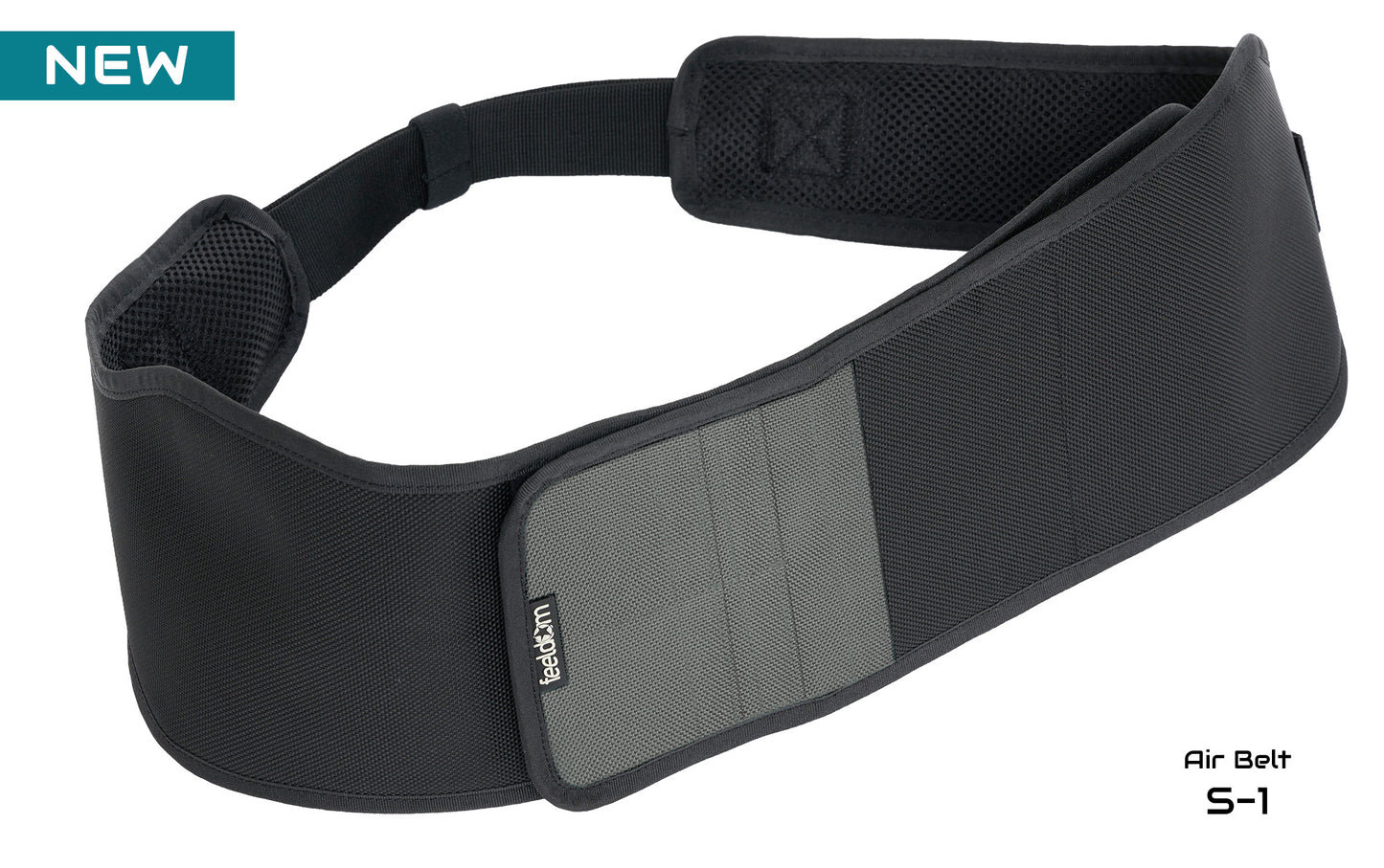 Air Belt S~1:  Wheelchair support strap with card organizer