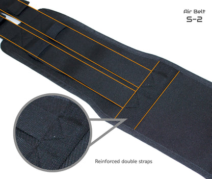 Air Belt S~2: Wheelchair double support strap with card organizer