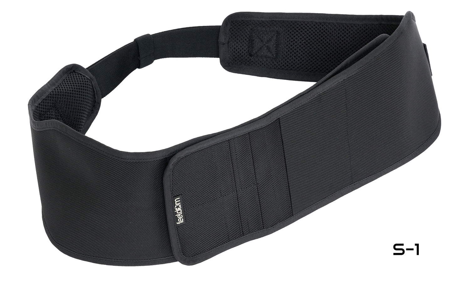 Air Belt S~1:  Wheelchair support strap with card organizer