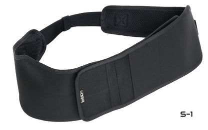 Air Belt S~1:  Wheelchair support strap with card organizer