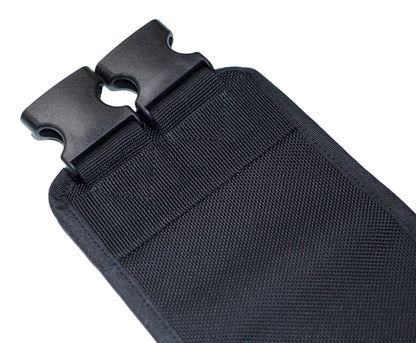 Air Belt S~2: Wheelchair double support strap with card organizer