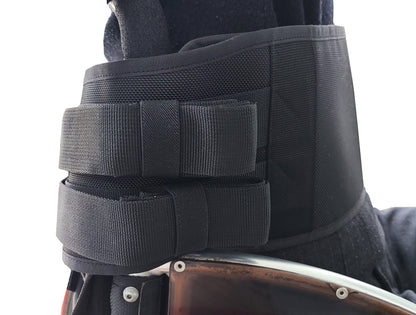 Air Belt S~2: Wheelchair double support strap with card organizer